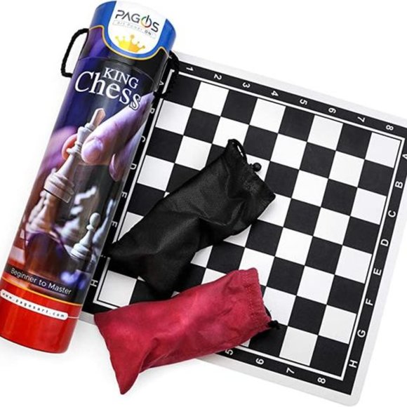 Pagos Chess Set - Portable Travel Chess Board Game - Picture 2 of 7